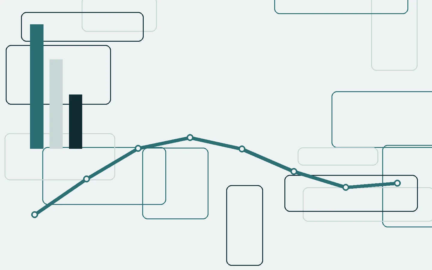 Abstract editorial illustration for How to build a repeatable balance-sheet review